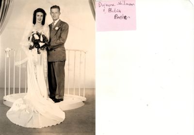 Dwaine E. Shilman & Belva B. Badten Shilman

This Photo was Donated by Rachel Krupkat.

This photo states: "Dwaine Shilman & Belva Badten"
