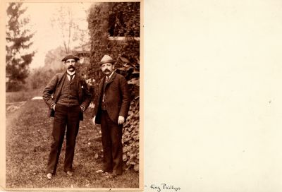 Guy Phillips

This photo mounted on board states: "Guy Phillips"

NOTE: he is marked with a X and then the name written on the back
