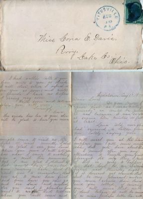 Iona E. Davis

This letter was sent to Iona Davis while Attending Buchtel College. The Letter was addressed to Iona Davis, Perry, Lake County, Ohio. The Letter is Dated 11 July 1879.

NOTE: Perry, Ohio is 10 minutes from Akron.
