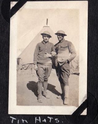 Unidentified

This was shared by Jaque Callis.

This Photo States: "Tin Hats".
