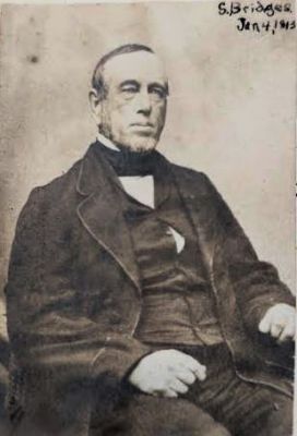 Sumner Bridges

This is being shared by Tammy Jorgensen

This Photo States: "S. Bridges, 4 January 1813

NOTE: This photo is of Sumner Bridges. He was born on 4 January 1813 in Leicester, Worcester, Massachusetts.
