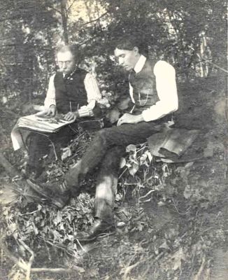 John Henry Patterson (Left) & Unidentified (right)

THIS HAS BEEN RETURNED TO FAMILY

John Henry Patterson with his Large Album of Botany Specimens. 

John Henry Patterson is on the left of the photo.
