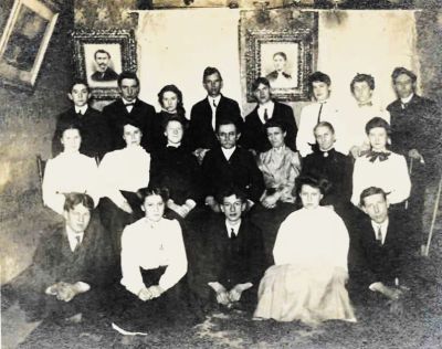 John Henry Patterson, Juliana Johnson Patterson, Dorothy Forster Patterson & Others Unidentified

THIS HAS BEEN RETURNED TO FAMILY

"A Get Together"

John Henry Patterson is in the Center of the photo in the middle row. To his right is his mother, Juliana Johnston Patterson and to his left is his daughter Dorothy Forster Patterson. Others are Unidentified.
