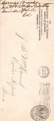 Lorenzo Brooks

This was Donated by Mary Muhlfeld

Lorenzo Brooks Civil War Document
