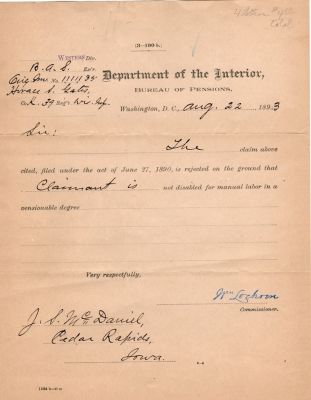 Horace Sanford Gates Sr.

This was Donated by Mary Muhlfeld

Civil War Document for Horace Sanford Gates Sr.

