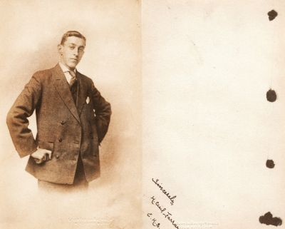 Herbert Cecil Farrar

This Photo States: "Sincerely, H. Cecil Farrar, E. H. S."

The Photographers name is "Louis Fabian Bachrach", Worchester, Massachusetts.
