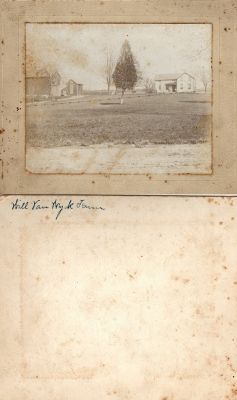 Will Van Wyck Farm

This photo mounted on board states: "Will Van Wyck Farm"

