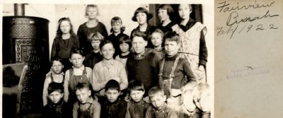 Fairview School, 1922

This photo states: "Fairview Bunch, February 1922"

The Photographers name is "Anderson's Studio", ______ Minnesota.
