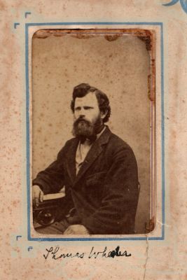 Thomas Wood Wheeler

THIS HAS BEEN RETURNED TO FAMILY

This was Donated by Donna Wilson

This CdV Photograph States: "Thomas Wheeler"
