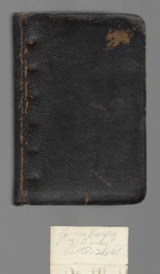 Jacob Lowman Greatsinger

THIS BOOK HAS BEEN DONATED TO THE CHEMUNG VALLEY HISTORY MUSEUM.

This is a Small Black Book with a lot of Entries
The years seem to be from 1913-1914 That once Belonged to J. L. Greatsinger (Jacob Lowman Greatsinger)

