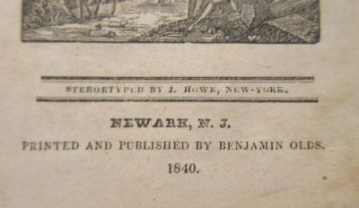 Mary Beninger Bible

Mary Beninger's Bible was Printed & Published by Benjamin Olds in 1840 in Newark, New Jersey.
