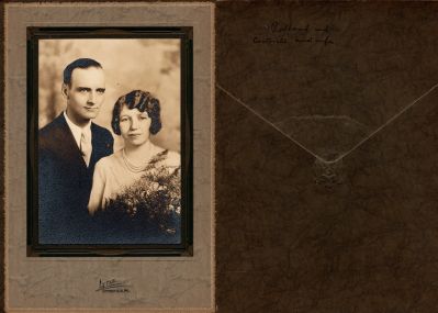 Rolland Edwin Cartmell & Emma Wilhelmina Huerkamp Cartmell

This Photo States: "Rolland Cartmell & Wife"

The Photographers name is "Lytle", Springfield, Missouri

